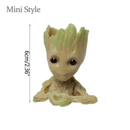Home Decoration Crafts Miniature Model Office Desktop Display Cartoon Groot Figurines Handicrafts Decor Tree Man Ornament 5CM