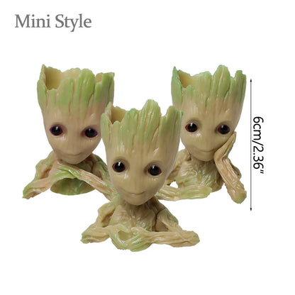 Home Decoration Crafts Miniature Model Office Desktop Display Cartoon Groot Figurines Handicrafts Decor Tree Man Ornament 5CM